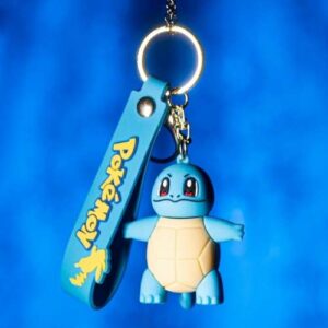 Squirtle Rubber Keychain: Splash into Adventure with Pokemon!