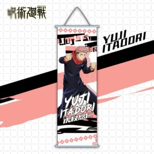 Jujutsu Kaisen Yuji Itadori Anime Poster Wall Scroll | 70 x 25 cm