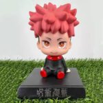 Jujutsu Kaisen Yuji Itadori Bobblehead with Mobile Holder for Cars | 12.5 cm