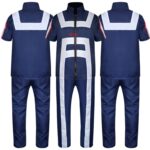 My Hero Academia Cosplay Blue Gym Uniform | Denki, Todoroki School Suit